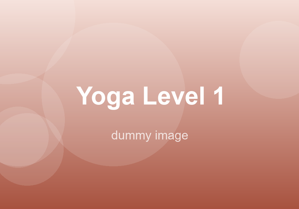 Yoga Level 1 — dummy image