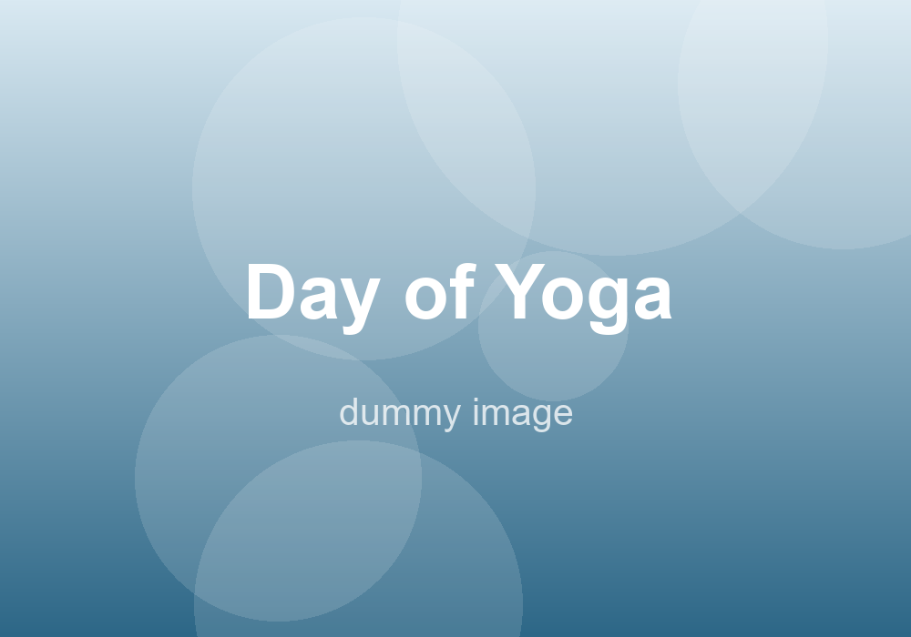 International Day of Yoga — dummy image