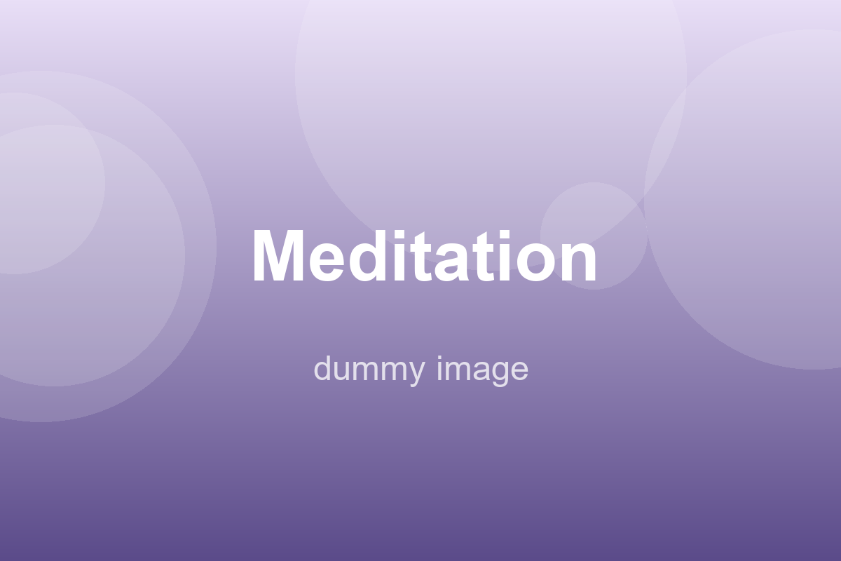 Meditation — dummy image
